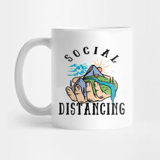 Social Distancing Nature Lover Mug